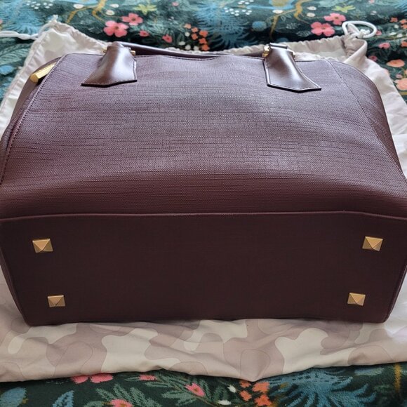 Dagne Dover Midi Tote in Ox Blood - NWOT - Picture 7 of 11